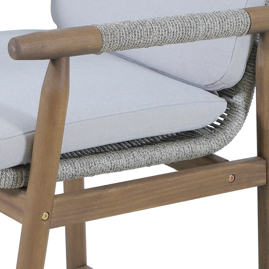 Silla alta de madera APOYO para exterior e interior - HUC41224