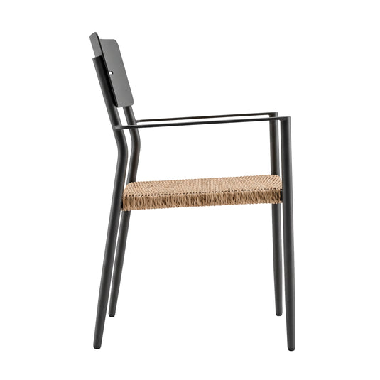 Marta aluminum chair, brown color - GL3A610929 