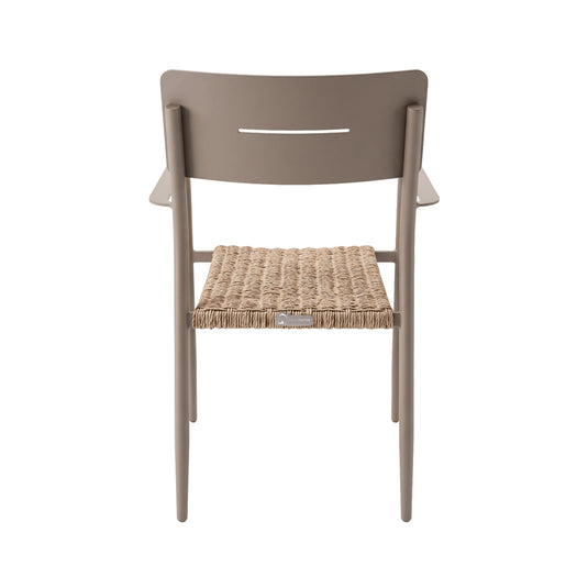Marta aluminum chair, brown color - GL3A610929 