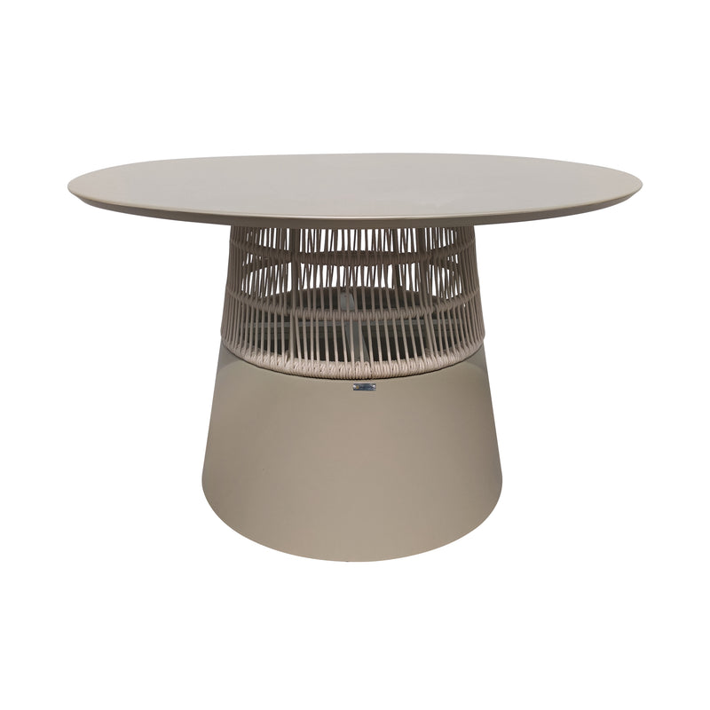 Cargue la imagen en el visor de la galería, Mesa de comedor redonda Imri 1.2 M color Champagne - 64071G-CHPG
