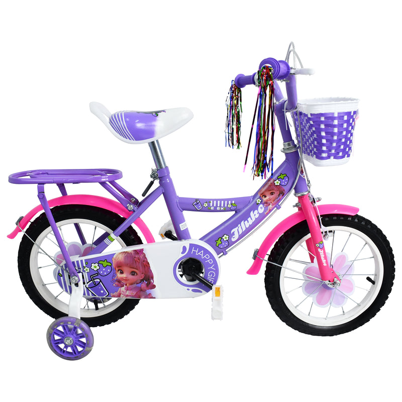Cargue la imagen en el visor de la galería, Bicicleta Infantil de 12" JCC44-12 color Morado - JCC44-12-MOR
