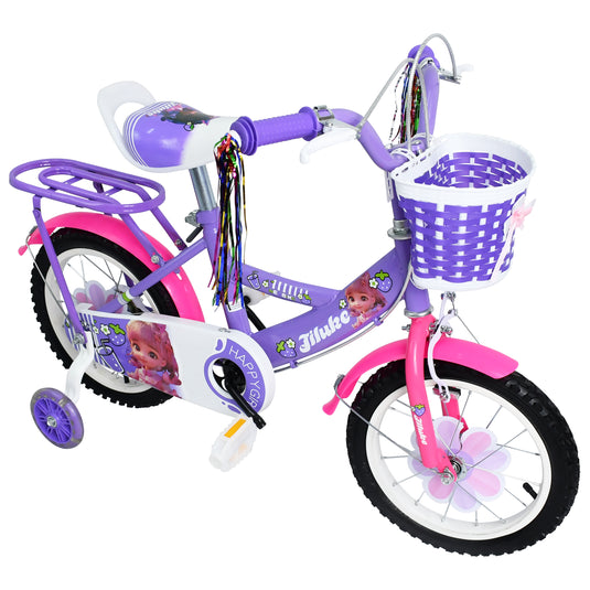 Bicicleta Infantil de 14" JCC44-14 color Morado - JCC44-14-MOR