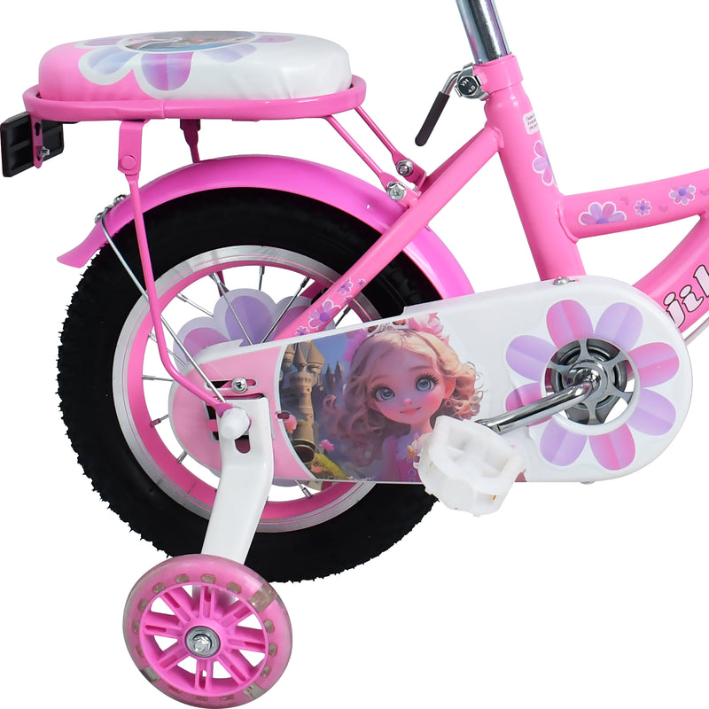 Cargue la imagen en el visor de la galería, Bicicleta Infantil de 12&quot; JCN77-12 color Rosa - JCN7712-ROS
