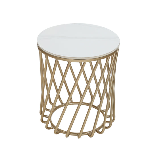 Mesa bistro JIS para interior diam 42 cm color dorado - JIS4250