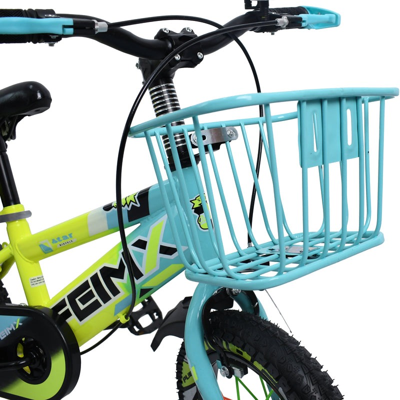 Cargue la imagen en el visor de la galería, Bicicleta Infantil de 12&quot; JM09-12 color amarillo - JM09-12-AM
