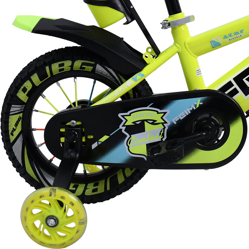 Cargue la imagen en el visor de la galería, Bicicleta Infantil de 12&quot; JM09-12 color amarillo - JM09-12-AM
