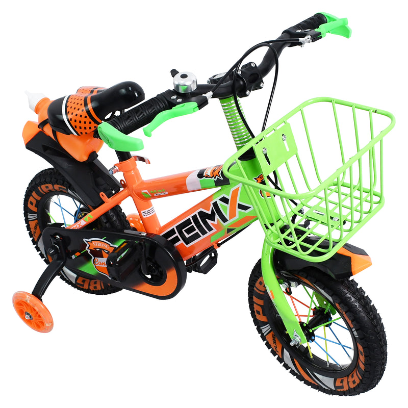 Cargue la imagen en el visor de la galería, Bicicleta Infantil de 12&quot; JM09-12 color Naranja - JM09-12-NA
