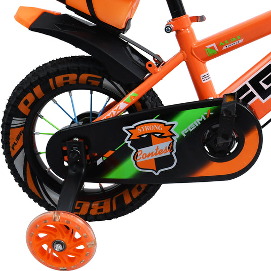 Bicicleta Infantil de 16" JM09-16 color Naranja - JM09-16-NA