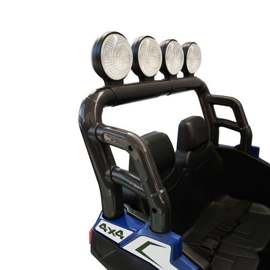 Carrito eléctrico con control remoto infantil color azul - JMB819