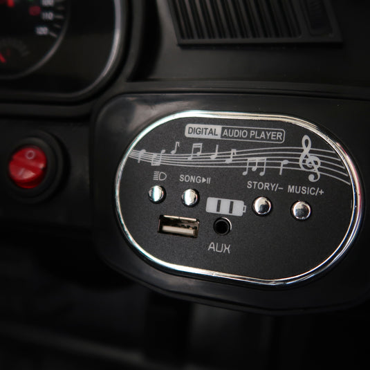 Carrito eléctrico con control remoto infantil color azul - JMB819