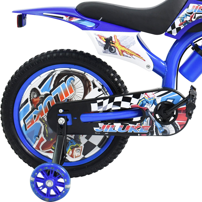 Cargue la imagen en el visor de la galería, Bicicleta Infantil de 16&quot; JQ12-16 color Azul - JQ1216-AZ
