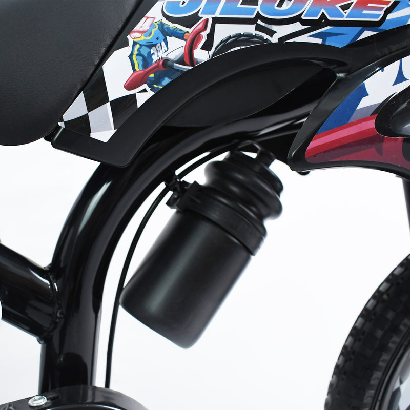 Cargue la imagen en el visor de la galería, Bicicleta Infantil de 16&quot; JQ12-16 color Negro - JQ1216-NE
