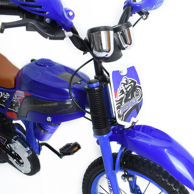 Cargue la imagen en el visor de la galería, Bicicleta Infantil de 12&quot; JQ33-12 color Azul - JQ3312-AZ
