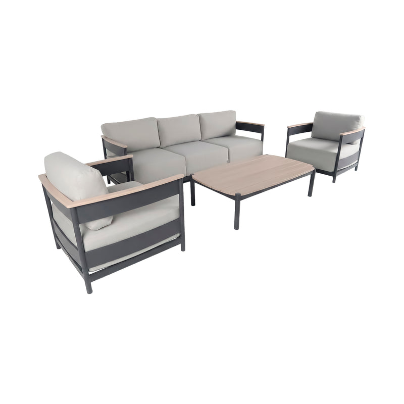 Cargue la imagen en el visor de la galería, Set triple Julio color carbón - GL3A8888-CARTRI
