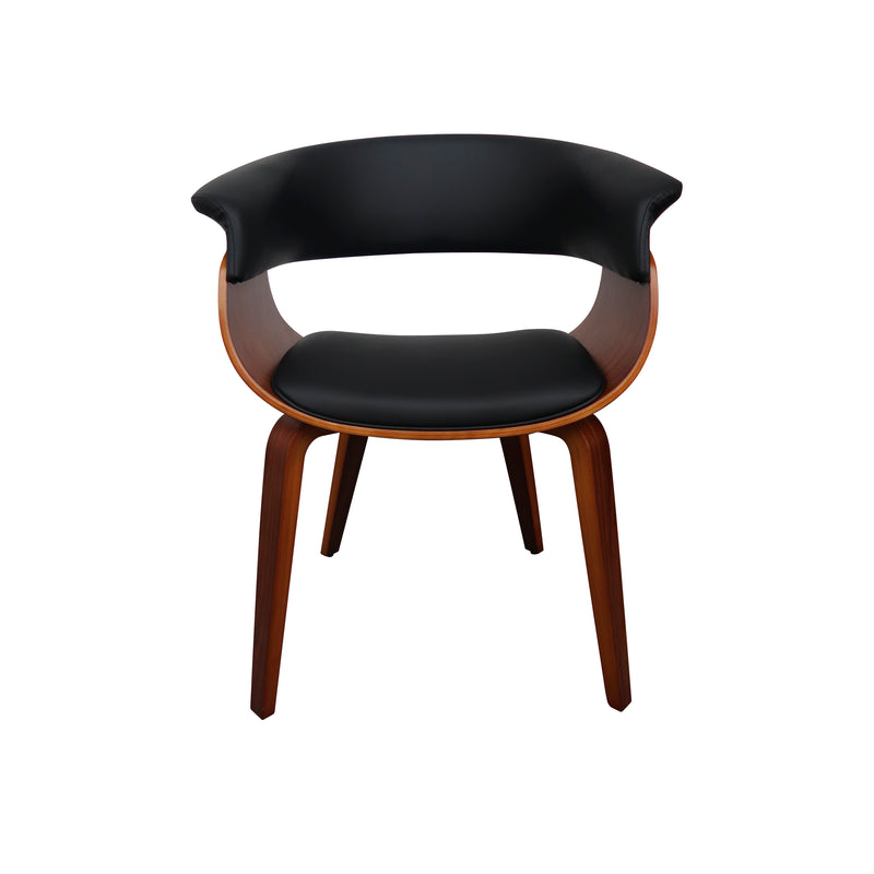 Cargue la imagen en el visor de la galería, Silla de Interior JY1651-M005 color negro&amp;walnut - JY1651-M005 / 1026
