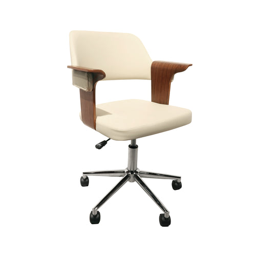 Silla  de Escritorio 1011 para Interior Color Crema - 1011-JY16913