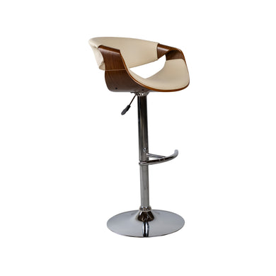 Silla Alta de Barra para Interior JY1996 - 1038  Color Crema / café - JY1996-1038