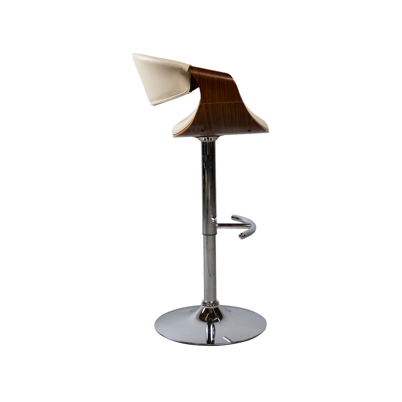 Cargue la imagen en el visor de la galería, Silla Alta de Barra para Interior JY1996 - 1038  Color Crema / café - JY1996-1038
