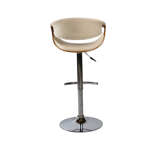 Silla Alta de Barra para Interior JY1996 - 1038  Color Crema / café - JY1996-1038