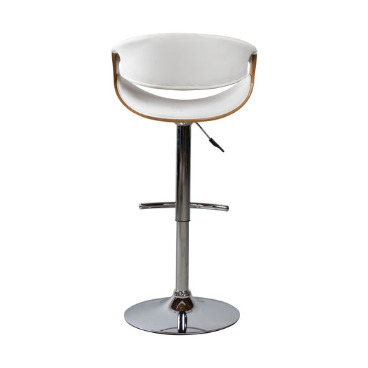Silla Alta de Barra para Interior JY1996 - 1040  Color  blanco / café - JY1996-1040