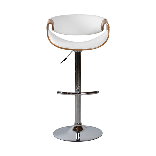 Silla Alta de Barra para Interior JY1996 - 1040  Color  blanco / café - JY1996-1040