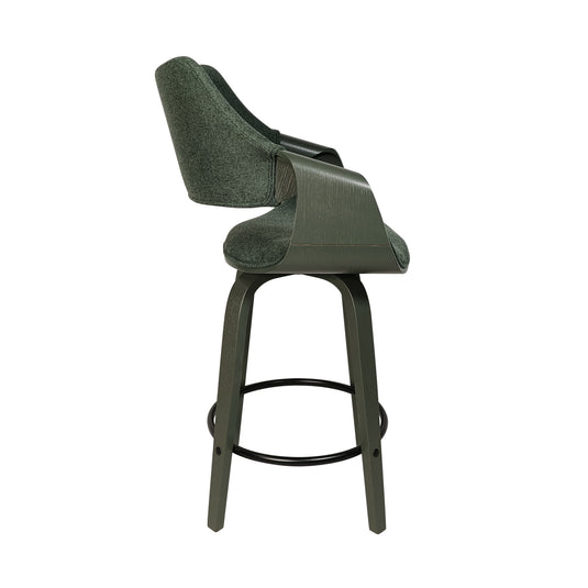 Silla alta para barra JY3075-502-VE para interior color verde - JY3075-502-VE