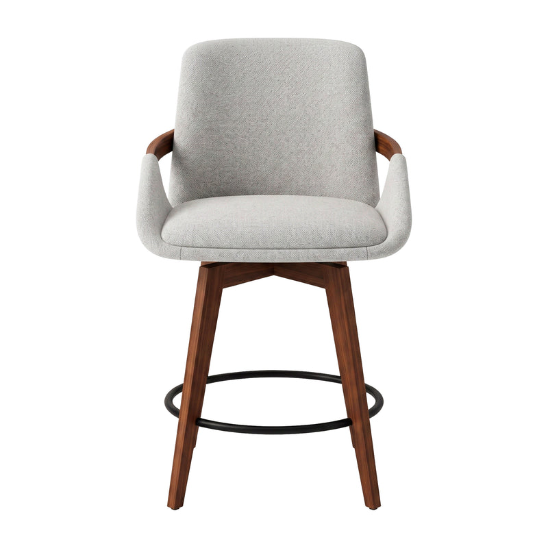 Cargue la imagen en el visor de la galería, Silla alta para Barra L01-3 1066 color Claro &amp; Brown- JY3088-BR
