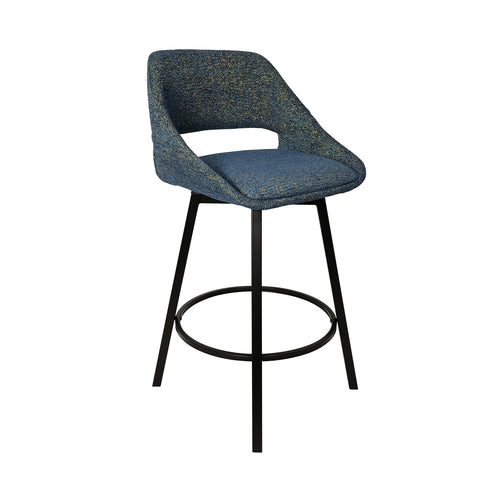 Silla alta de barra JY3187QT para Interior color Azul - JY3187QT