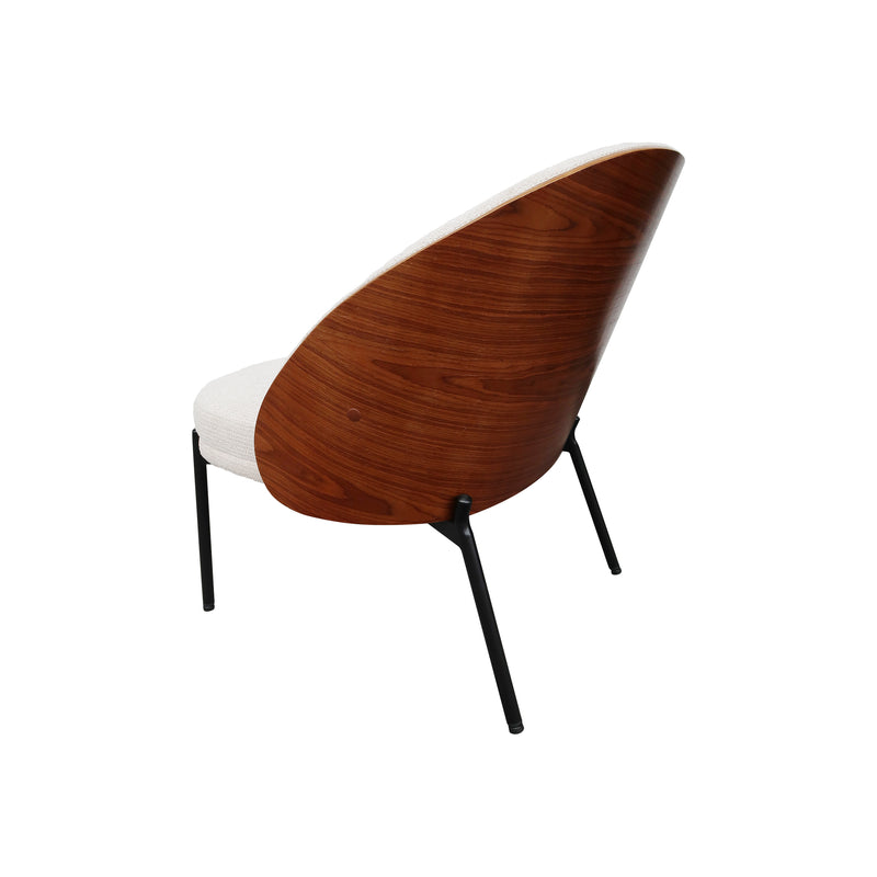 Cargue la imagen en el visor de la galería, Sillón individual de interior JY9073XT - 1028 color beige&amp;walnut - JY9073XT / 1028

