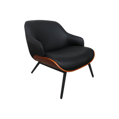 Sillón individual de Interior JY9094 - 1034 color negro&walnut - JY9094 / 1034