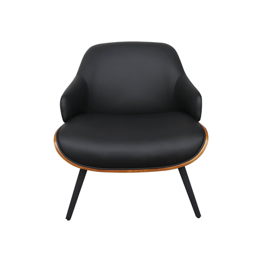 Sillón individual de Interior JY9094 - 1034 color negro&walnut - JY9094 / 1034