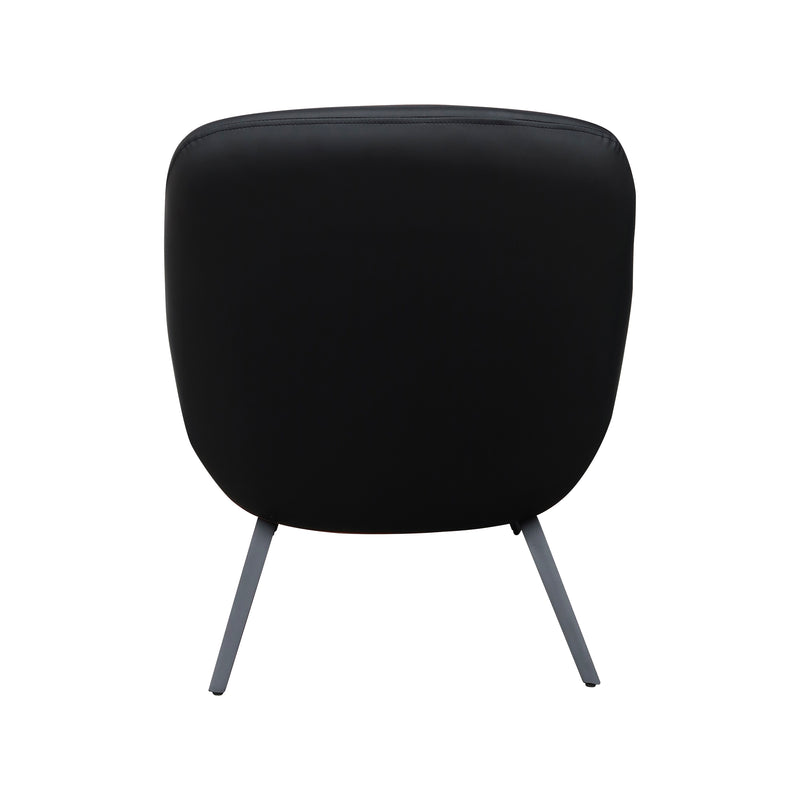 Cargue la imagen en el visor de la galería, Sillón individual de Interior JY9094 - 1034 color negro&amp;walnut - JY9094 / 1034
