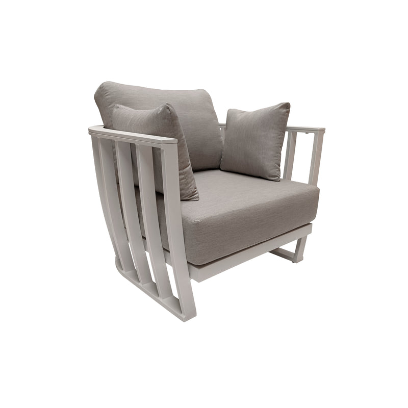 Cargue la imagen en el visor de la galería, Sillón individual color Blanco Karolyna -  GL3A5302421KD
