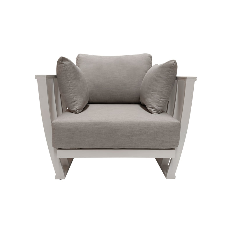 Cargue la imagen en el visor de la galería, Sillón individual color Blanco Karolyna -  GL3A5302421KD
