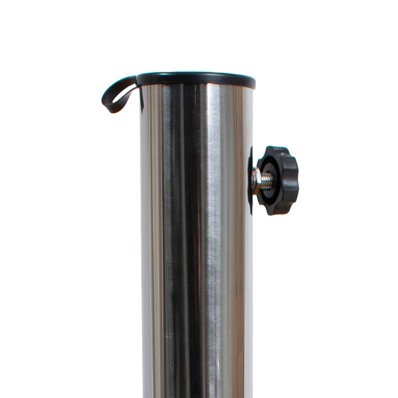 Cargue la imagen en el visor de la galería, Base para sombrilla de madera KIKA color teca oscura - 23874C
