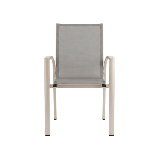Silla de Textileno para interior y exterior Color KOSHEM color Champagne - SJ22109-1-CHAM