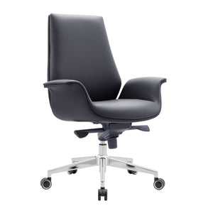 Silla de escritorio LA1177L para interior color Negro - LA-1177L-BLA