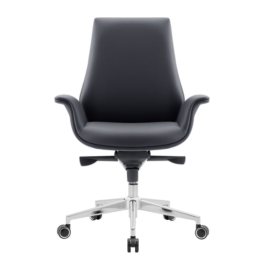 Silla de escritorio LA1177L para interior color Negro - LA-1177L-BLA