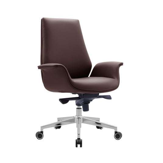 Silla de escritorio LA1177L para interior color Café Oscuro - LA1177L-DAR