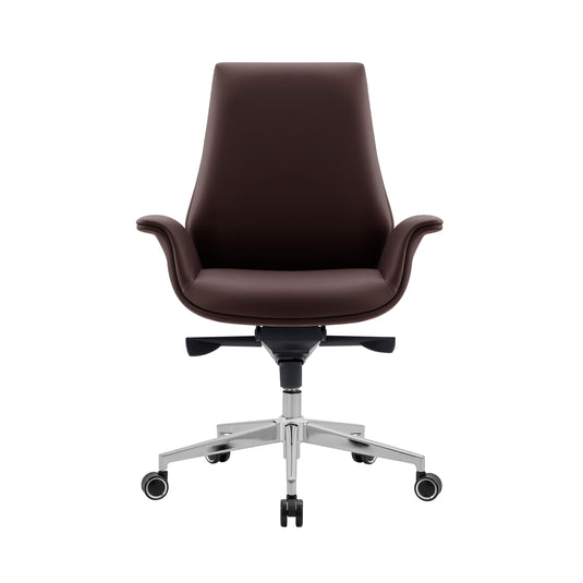Silla de escritorio LA1177L para interior color Café Oscuro - LA1177L-DAR