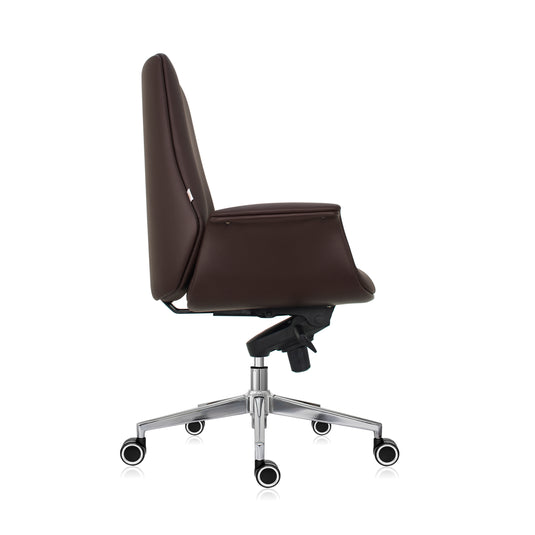 Silla de escritorio LA1177L para interior color Café Oscuro - LA1177L-DAR