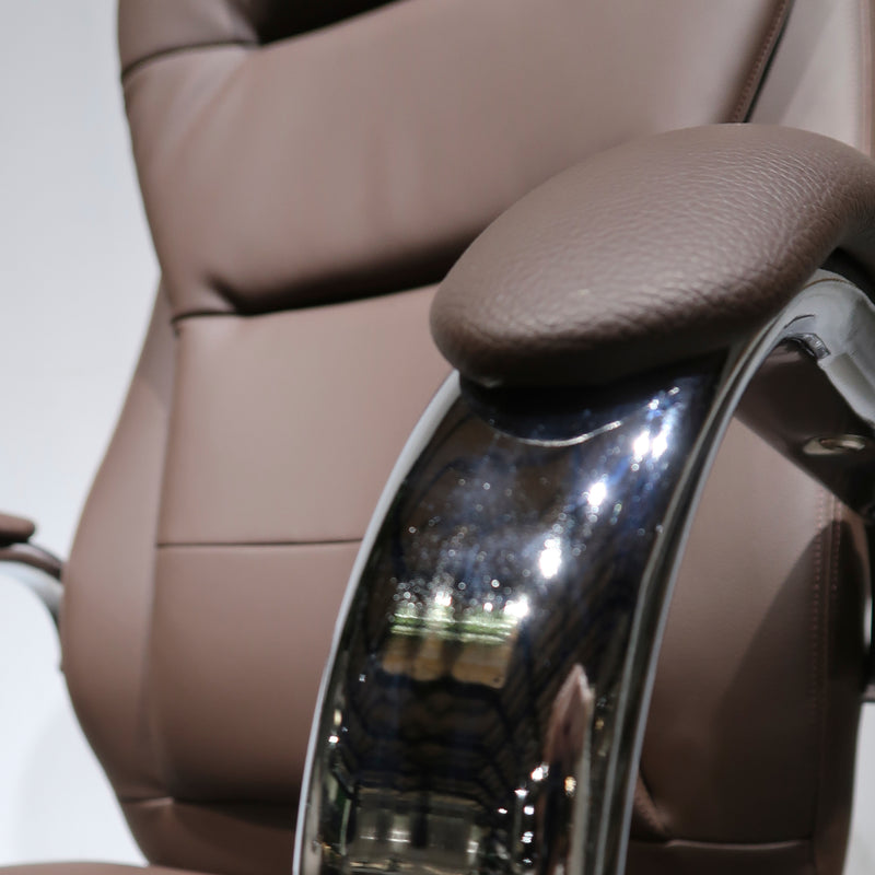 Cargue la imagen en el visor de la galería, Silla de escritorio LA1027H para interior color Brown - LA1027H-BR
