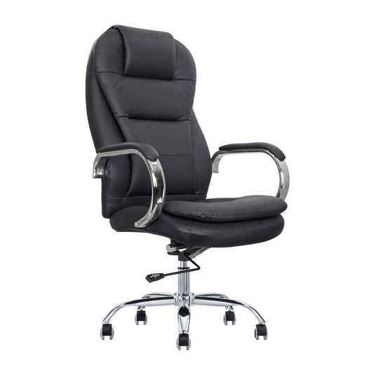 Silla de escritorio LA1027H para interior color Negro - LA1027H-BLK