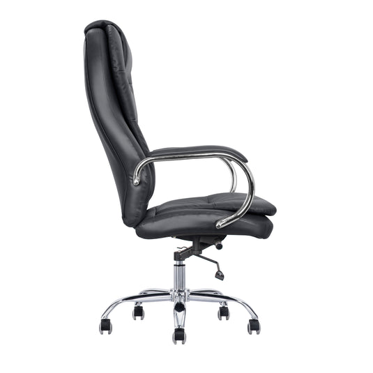 Silla de escritorio LA1027H para interior color Negro - LA1027H-BLK
