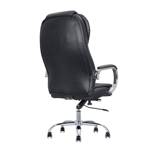 Silla de escritorio LA1027H para interior color Negro - LA1027H-BLK