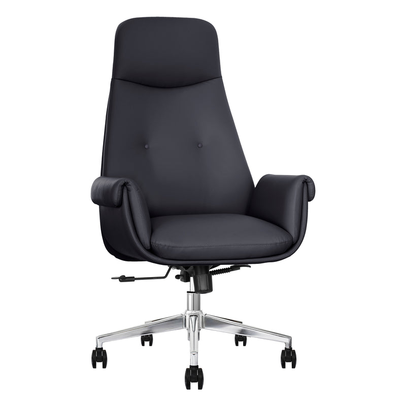 Cargue la imagen en el visor de la galería, Silla de escritorio LA1162H para interior color Negro - LA1162H
