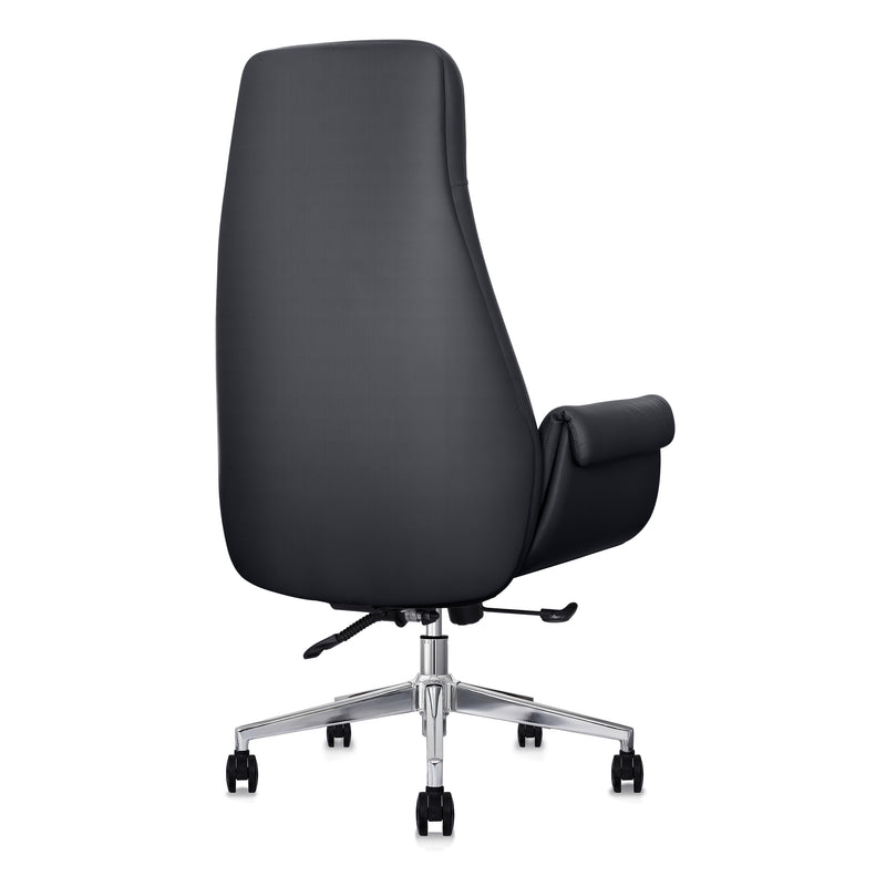 Cargue la imagen en el visor de la galería, Silla de escritorio LA1162H para interior color Negro - LA1162H
