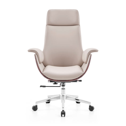 Silla de escritorio LA1172H para interior color beige - LA1172H
