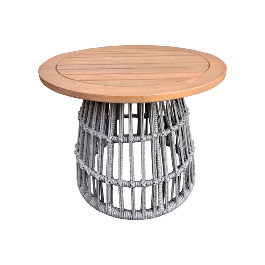 Mesa de centro redonda 60 cm Lancaster de madera - HUC28636