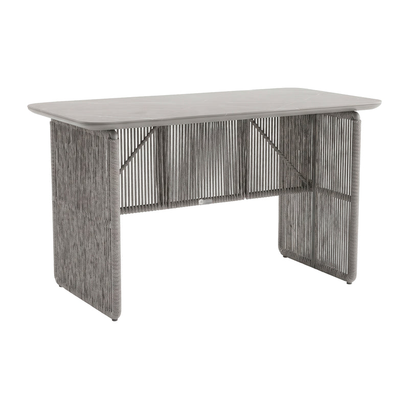 Cargue la imagen en el visor de la galería, Mesa alta de comedor Lara 1.5M color champagne - GLAE-31591-312KD
